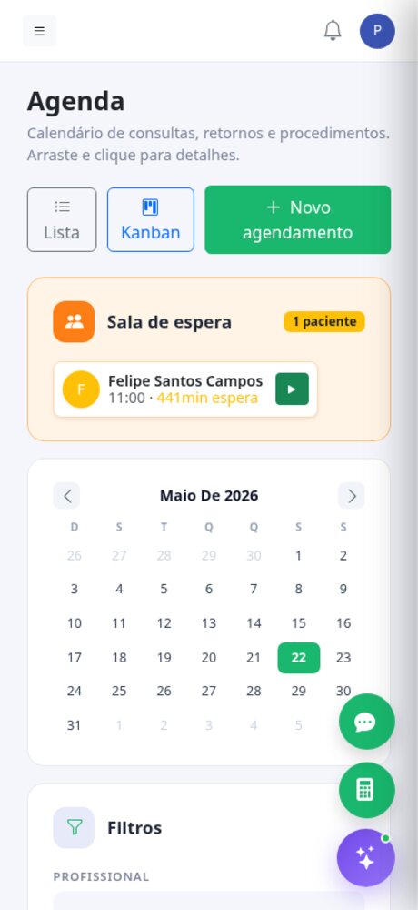 Agendamento online no celular
