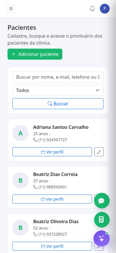 Portal do Paciente no celular